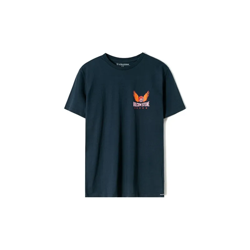 VOLCOM T-Shirts Men Navy Blue-1