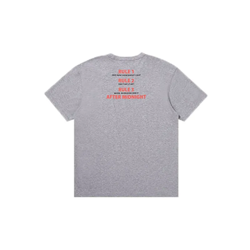 New Era Gremlins Straight T-Shirt Unisex Gray-1