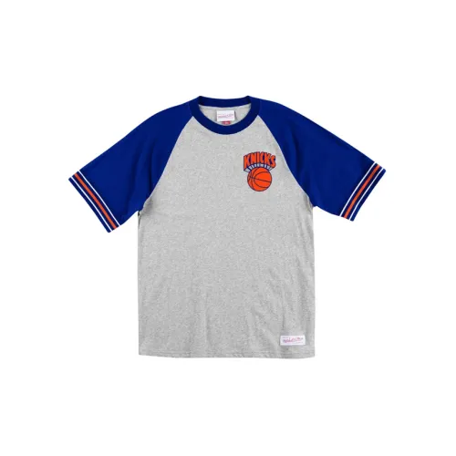Mitchell & Ness Men’s New York Knicks T-shirt Grey Male