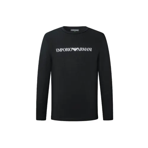 EMPORIO ARMANI Logo Printed Crewneck T-Shirt