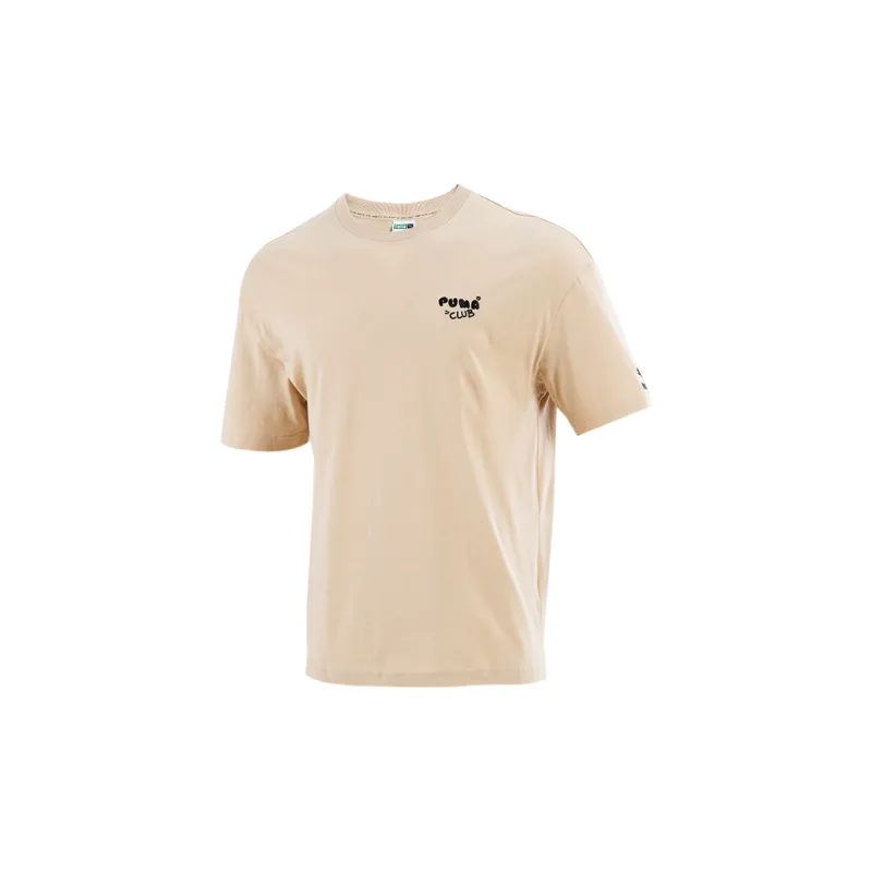 PUMA Set in Sleeve T Shirt Men's Wheat-1
