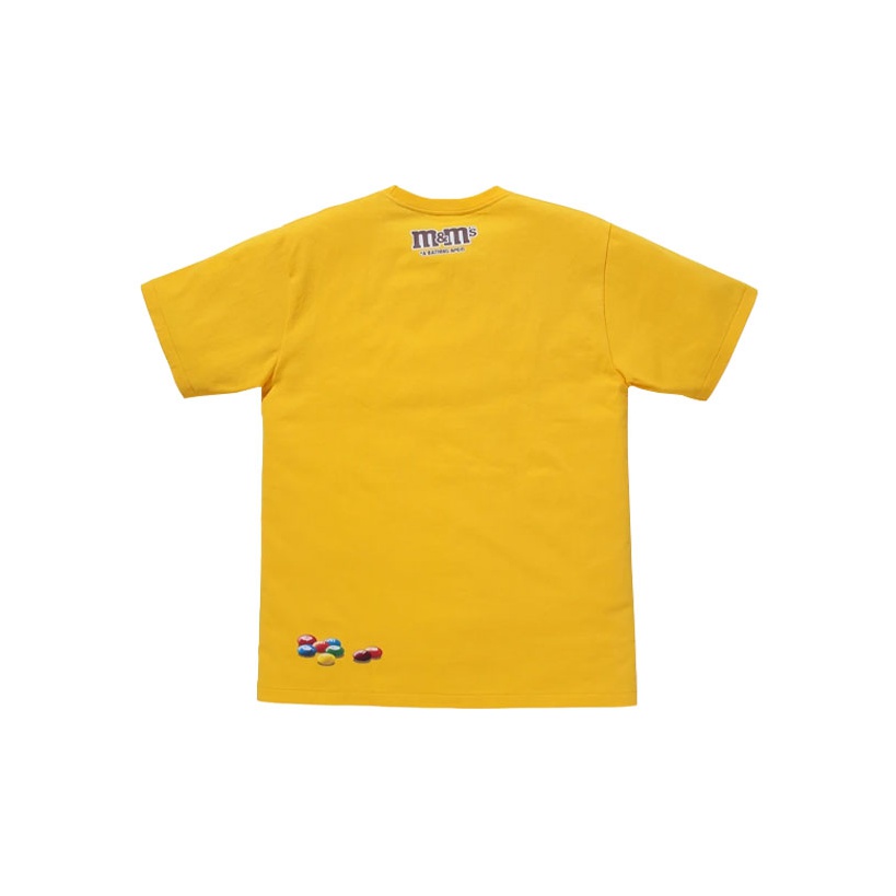 A BATHING APE イエローTシャツ M BAPE x M&M's Ape Head Tee Yellow Men's - SS21 - US