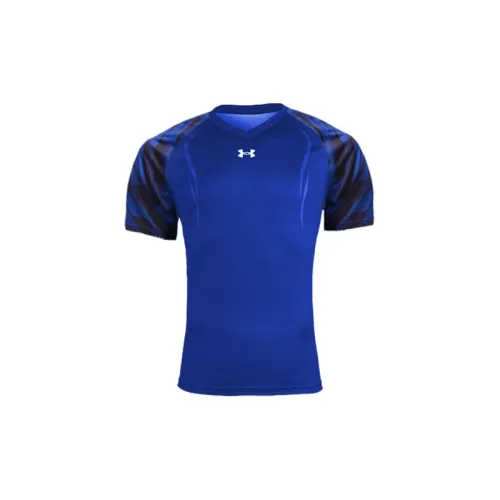 Under Armour Unisex Football Knitting T-Shirt Blue