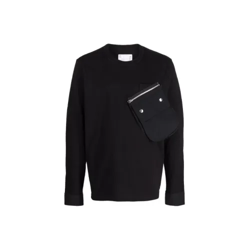 Sacai T-Shirts Men Black