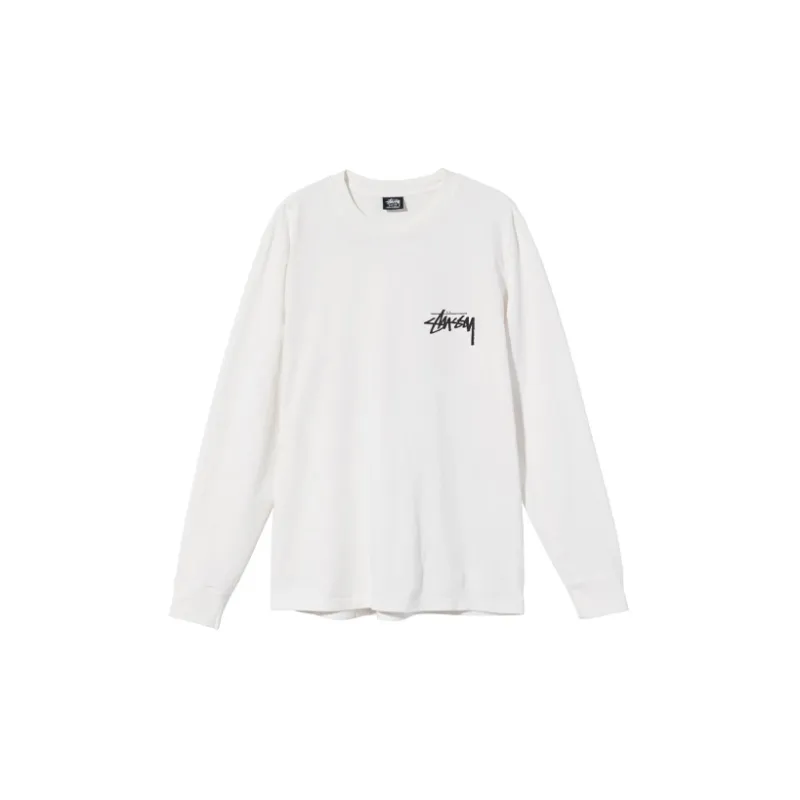 Stussy Weeds Pigment Dyed Long Sleeve Tee-3