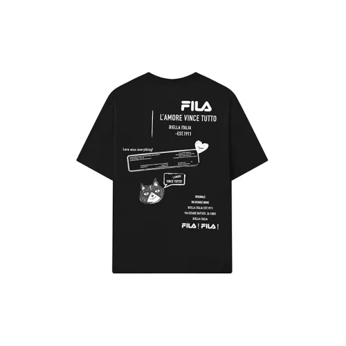 FILA T-Shirts Men Jet Black