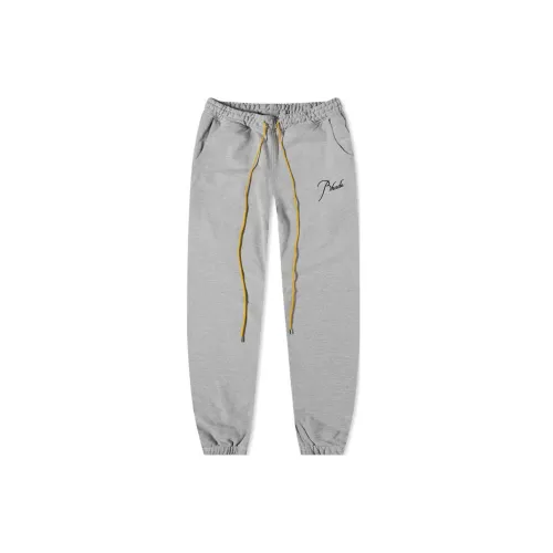 RHUDE Knitted Sweatpants Men Gray