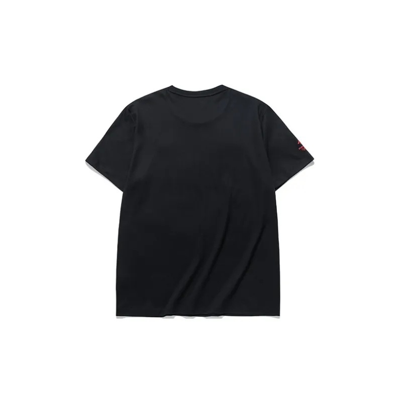 Anta National Flag T Shirt Unisex Black-1