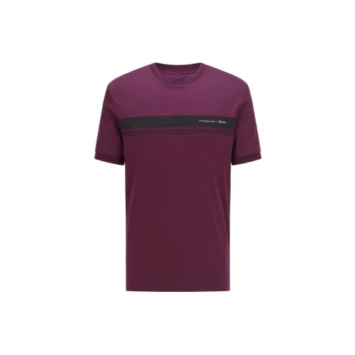 Porsche X HUGO BOSS T-Shirts Men Purple