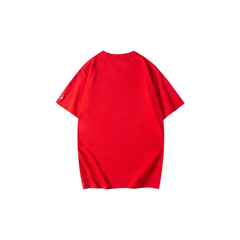 Champion T Shirt US Version Unisex Red-1