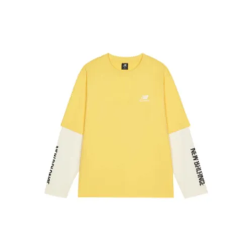 New Balance T-Shirts Unisex Yellow