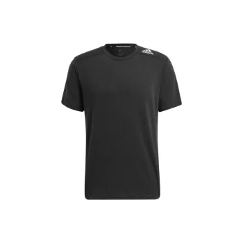 Adidas Set in Sleeve T Shirt Men's Black