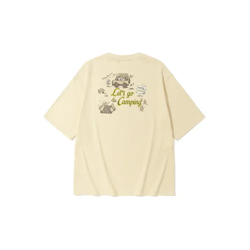 SENCE LA T-Shirts Unisex Apricot Cream