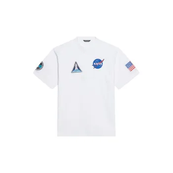 Balenciaga Women'ss Nasa Space Multi Patch T Shirt