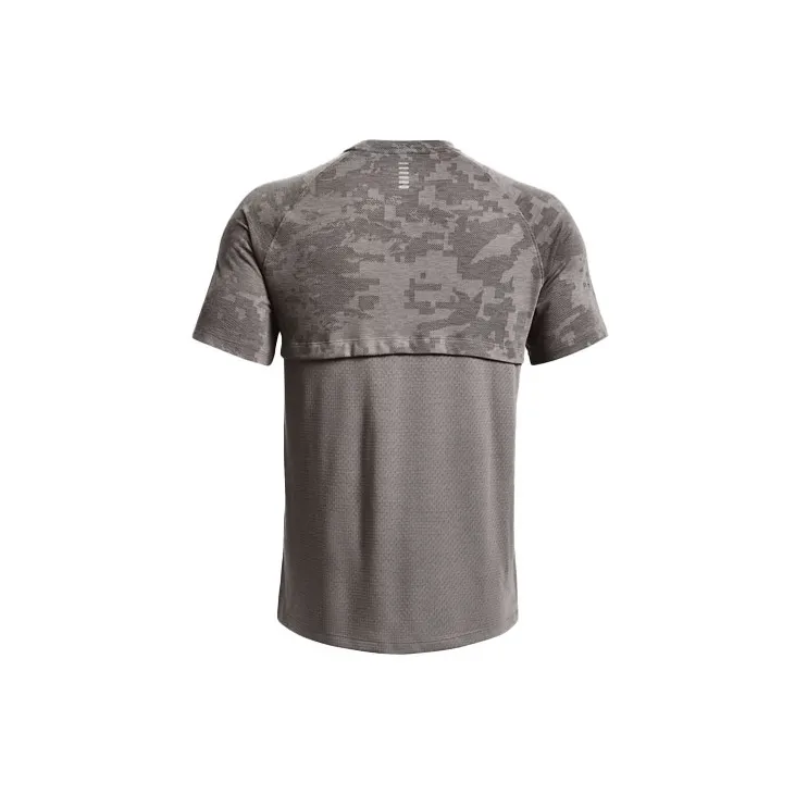 Under Armour Raglan Sleeve T Shirt Men's Gray-1