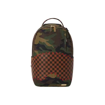 SPRAYGROUND Pvc Backpack Large Size Unisex Army Green