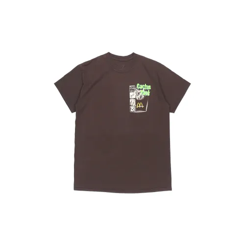 Mcdonald's X Travis Scott T-Shirts Unisex Brown