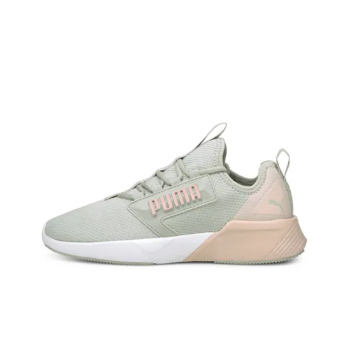 PUMA Retaliate Mesh SoftFoam Low-Top Running Shoes Women's Gray Pink
