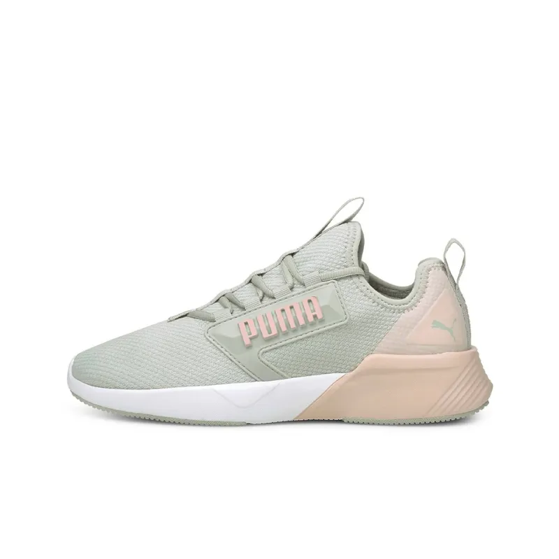 PUMA Retaliate Mesh SoftFoam Low-Top Running Shoes Women's Gray Pink-0
