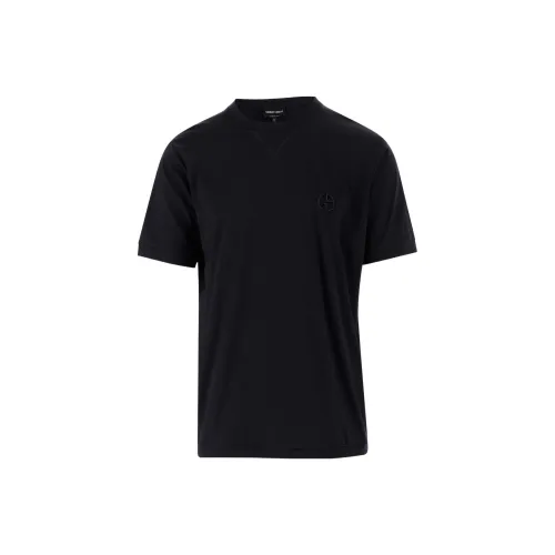 GIORGIO ARMANI T-Shirts Men Night Blue