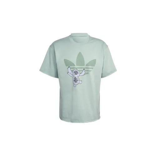 Adidas Originals Clover T-Shirts Unisex Light Green