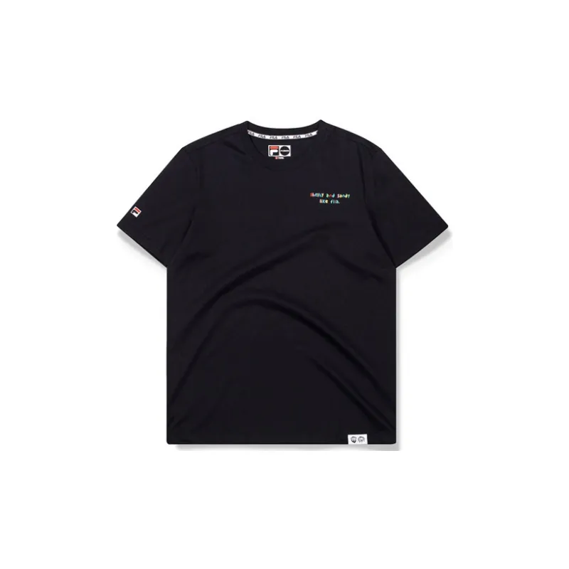 FILA FUSION x Shelby And Sandy T Shirt Unisex Black-1