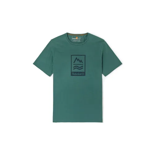 Timberland T-Shirts Men Blue/Green