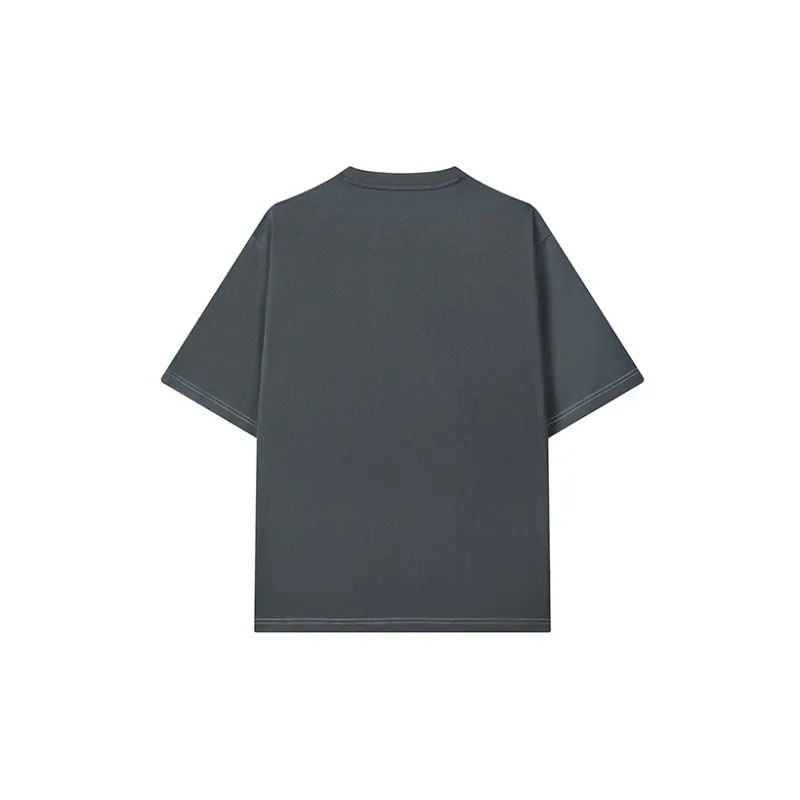 FILA Drop Shoulder Sleeve T-Shirt Men's Ash Gray-1