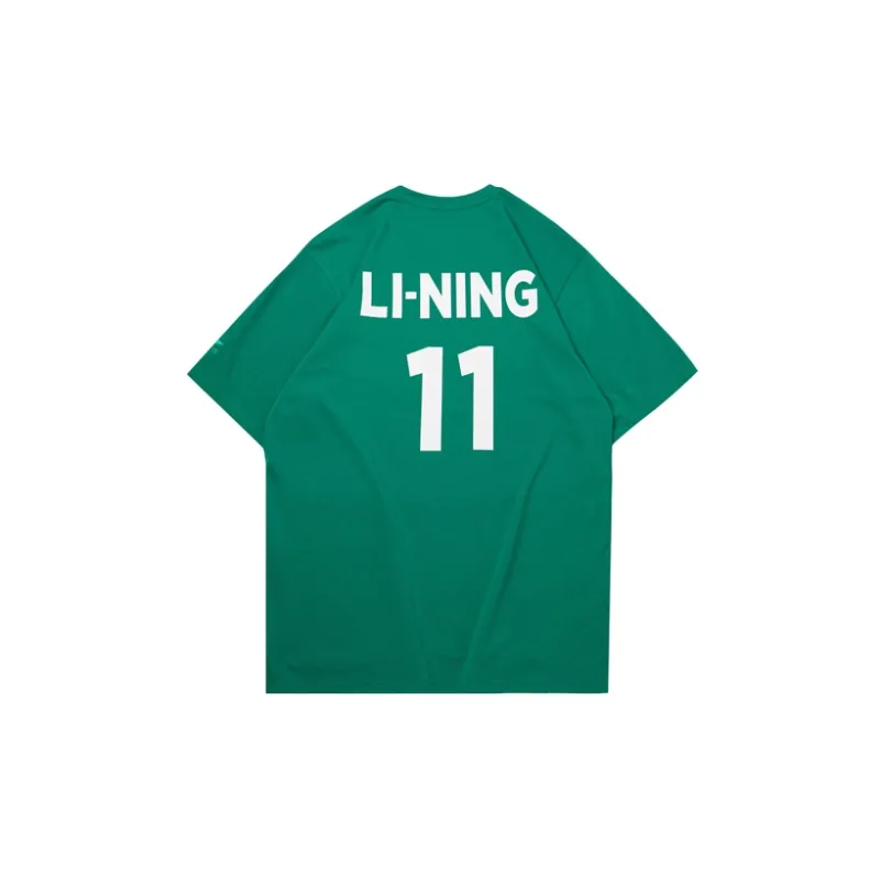 LiNing T Shirts Men Pepper Green-1