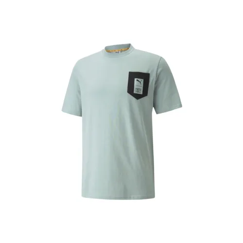 PUMA FIRST MILE T-Shirts Men Light Green