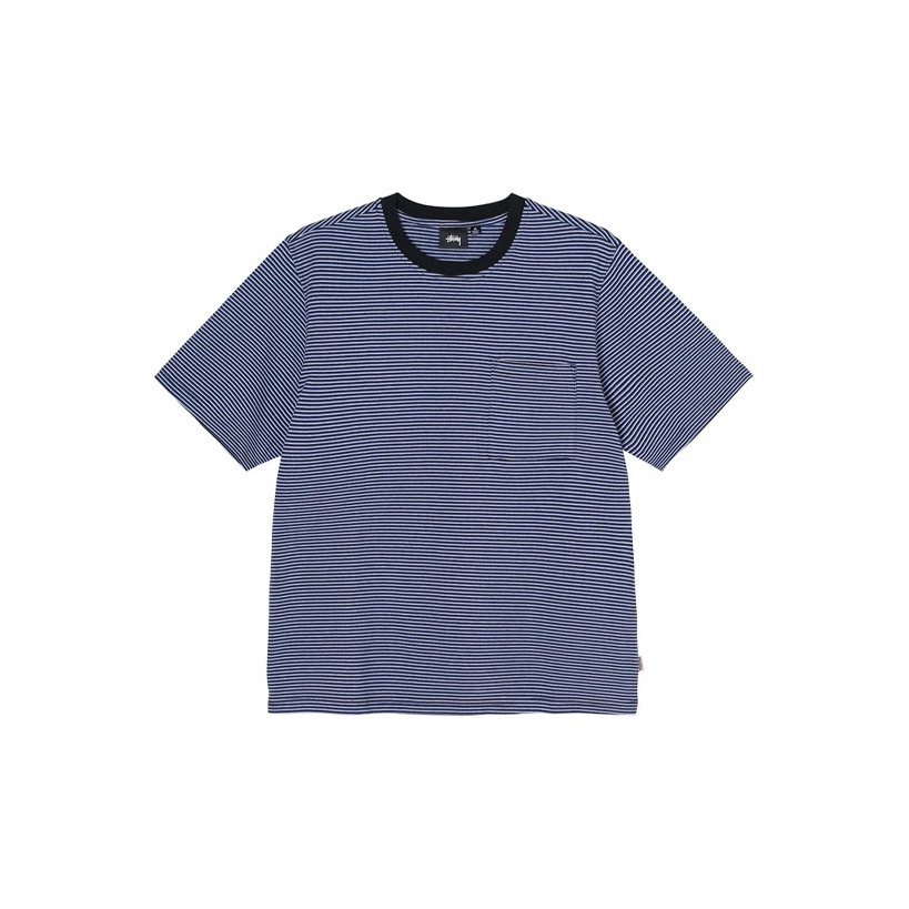 ショップレビュー ランキング Black Crew Stripe Mini Stussy L POIZON - トップス