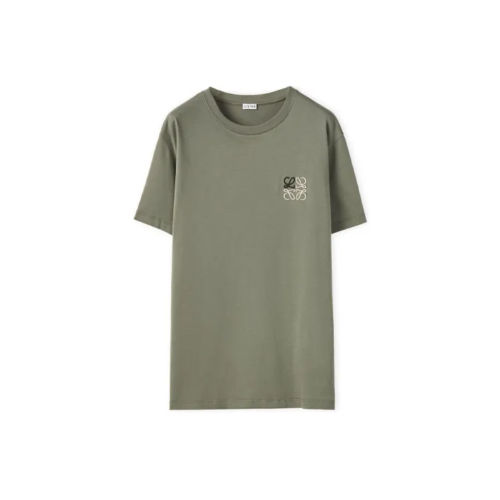 LOEWE Anagram Embroidered T shirt-0