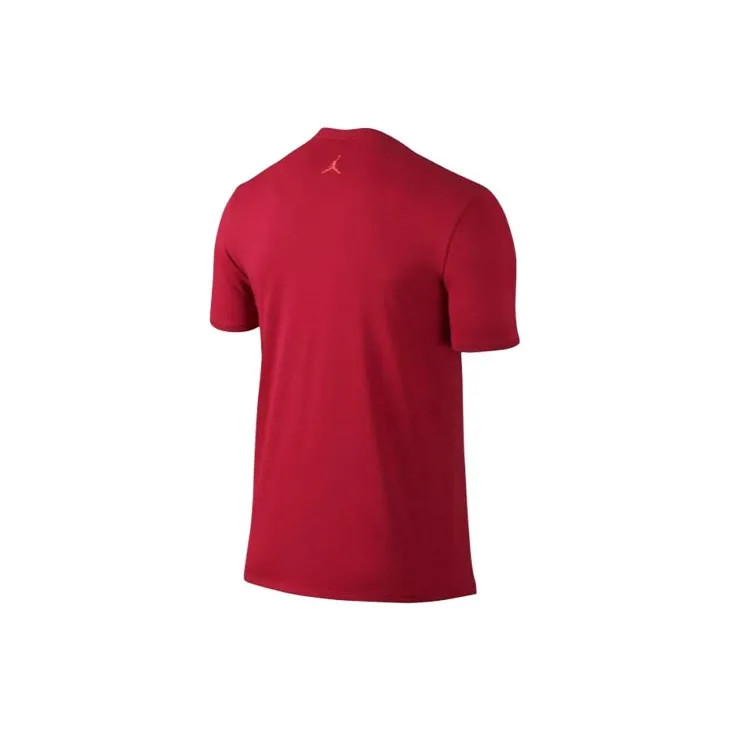 Jordan T Shirts Men Red-1
