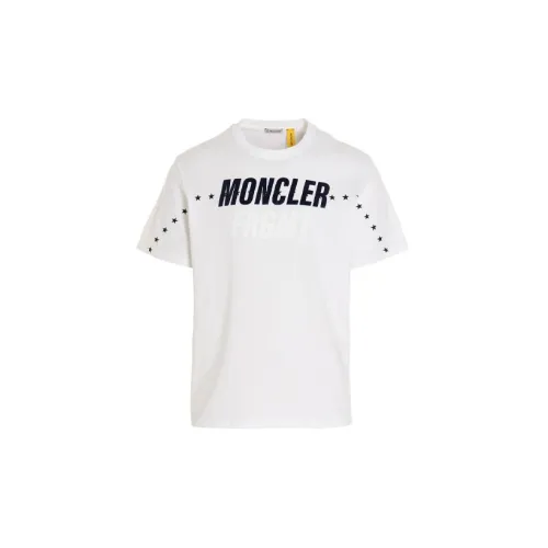 Moncler Men’s FW21 Round-neck Logo Tee White
