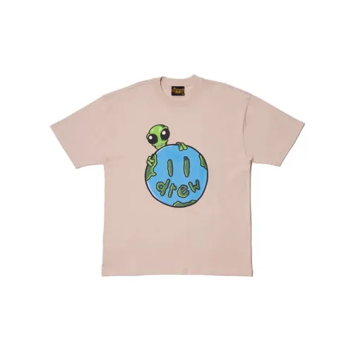 Drew House Smiley Collection T-Shirts Unisex Off White