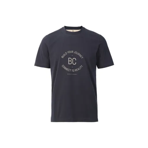 Brunello Cucinelli T-Shirts Men Dark Blue