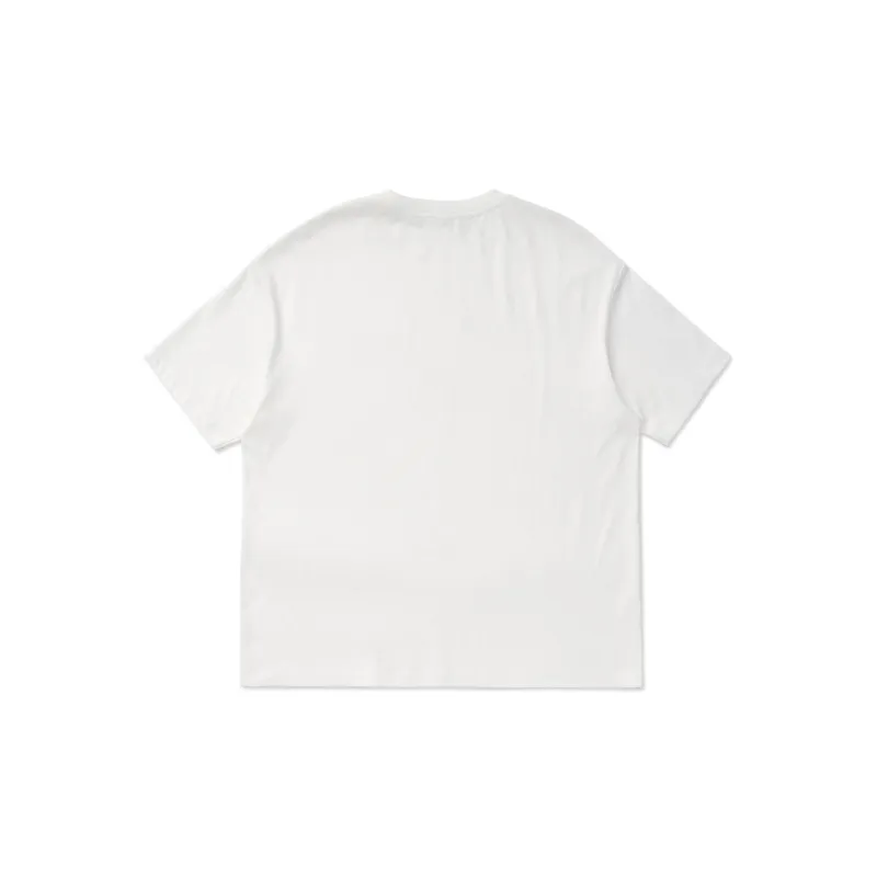 OPICLOTH Straight T-Shirt Unisex White-1