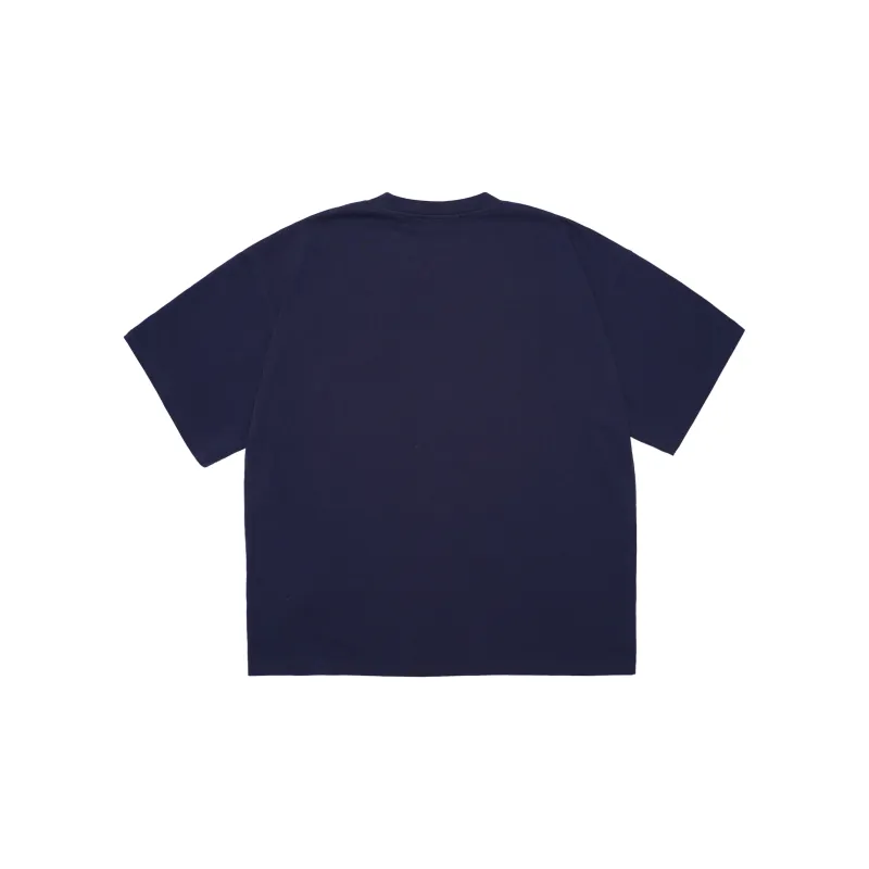 UNVESNO SS21 Straight T Shirt Unisex Navy Blue-1