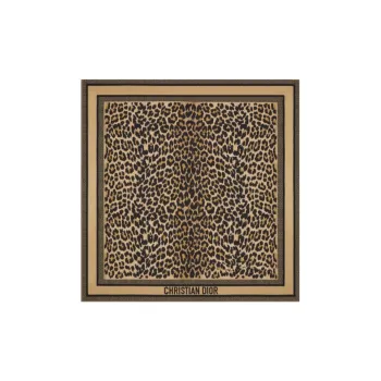 DIOR Silk Scarves Unisex Black
