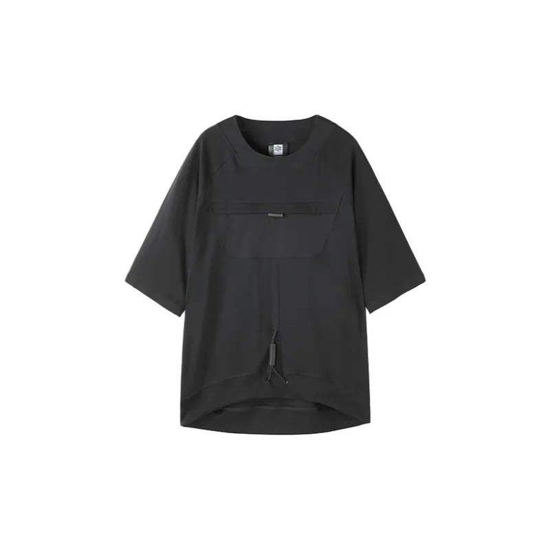 NORVINCY Comfortable And Breathable Sweat-Wicking Solid Color 100% Cotton Short-Sleeved T-Shirts Men's-0