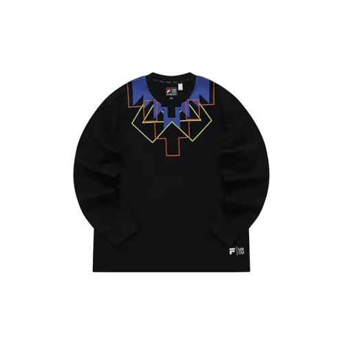 Marcelo Burlon X FILA FUSION T-Shirts Unisex Pitch Black