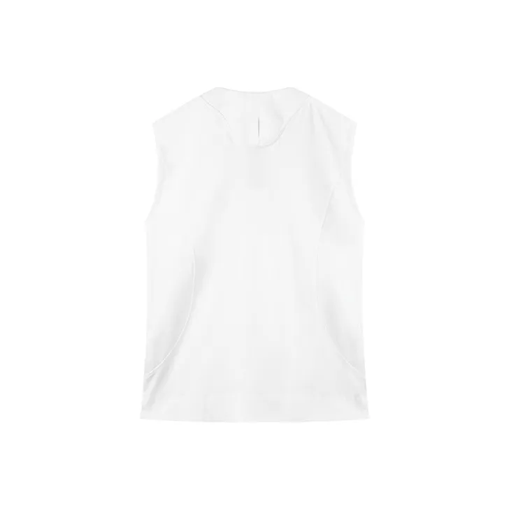 NORVINCY Comfortable And Breathable Sweat Wicking Solid Color 100% Cotton Sleeveless T Shirt Unisex-6