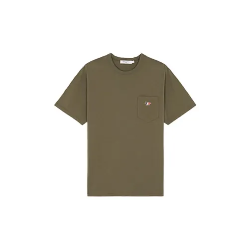 Maison Kitsune T-Shirts Men Brown