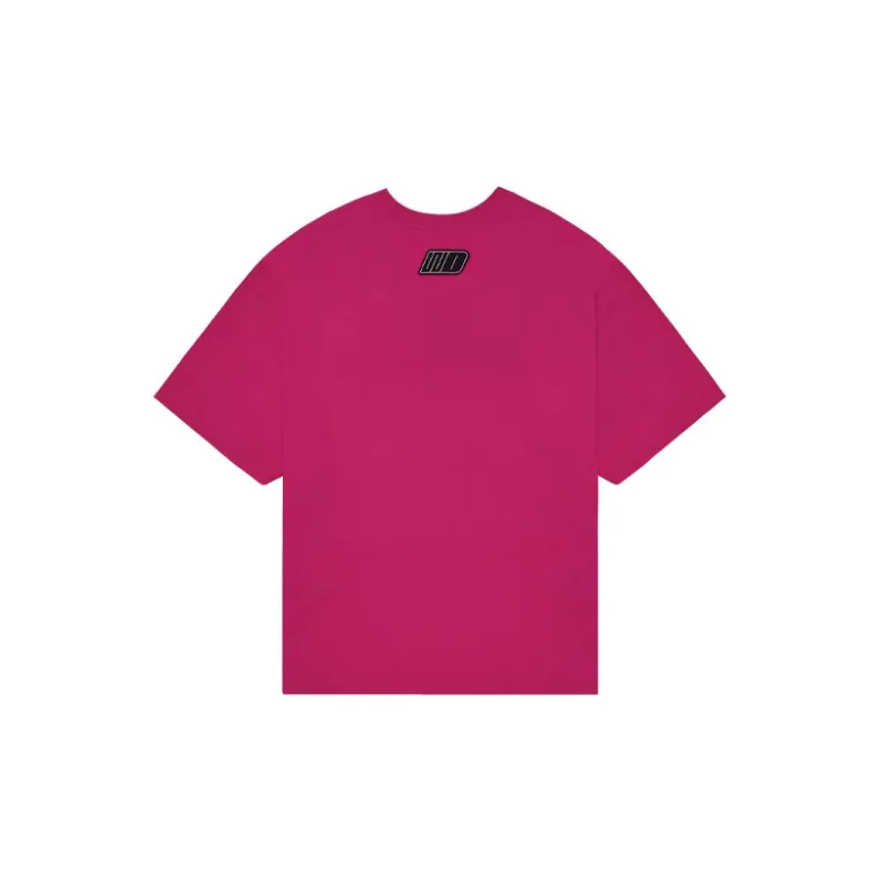 WE11DONE T Shirts Unisex Hot Pink-1