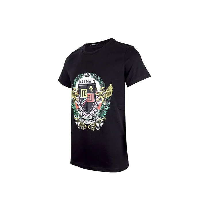 BALMAIN T Shirts Men Black-2