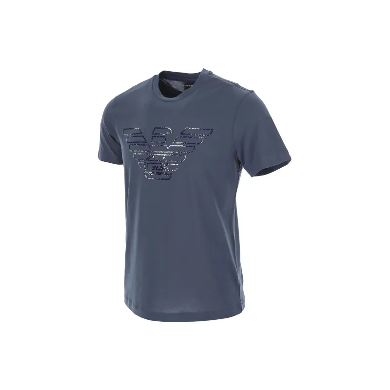 EMPORIO ARMANI T-Shirts Men Blue Gray-2