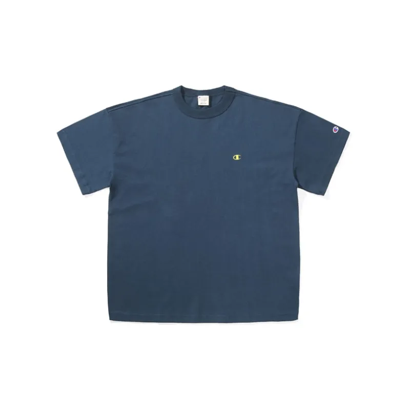 Champion SS21 T-Shirt Japan Version Unisex Dark Blue-1