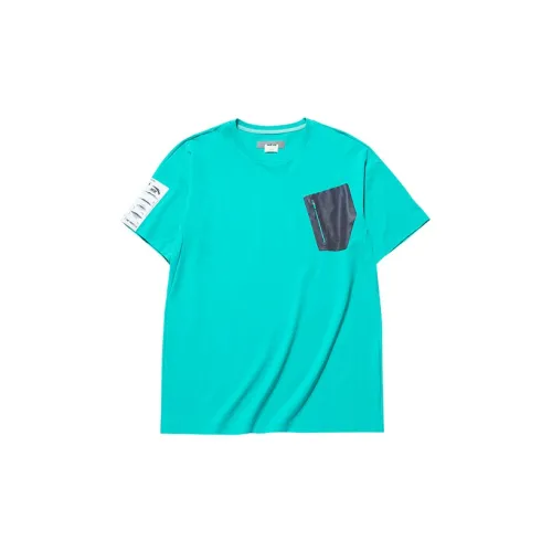 ANTA Variety Training Collection T-Shirts Men Shrimp Cyan