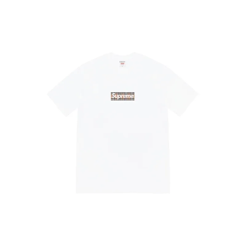 Supreme Burberry Box Logo Tee White L - Cheap Rcj Jordan Outlet