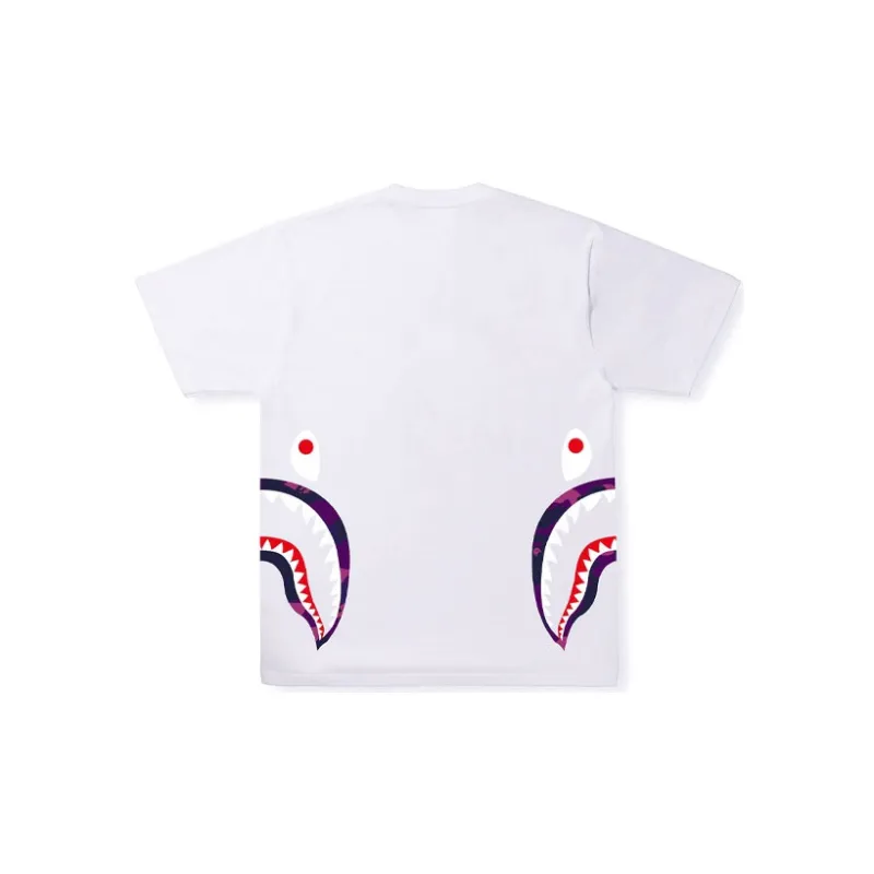 Bape Color Camo Side Shark Tee-7